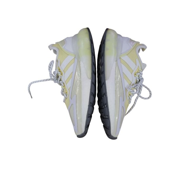 Adidas ZX 2K Boost Womens Sneakers Size 5 White & Light Yellow - Picture 4 of 6